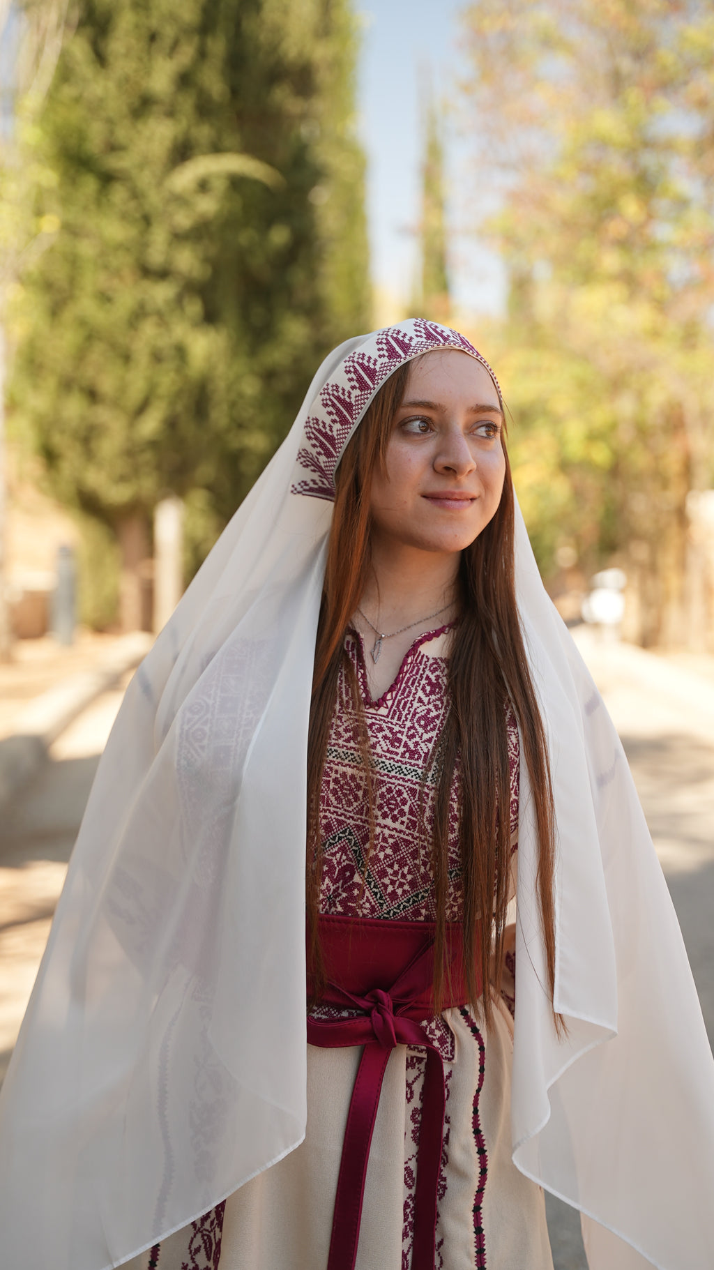 Beige Khirka with 5 Interchangeable Colors