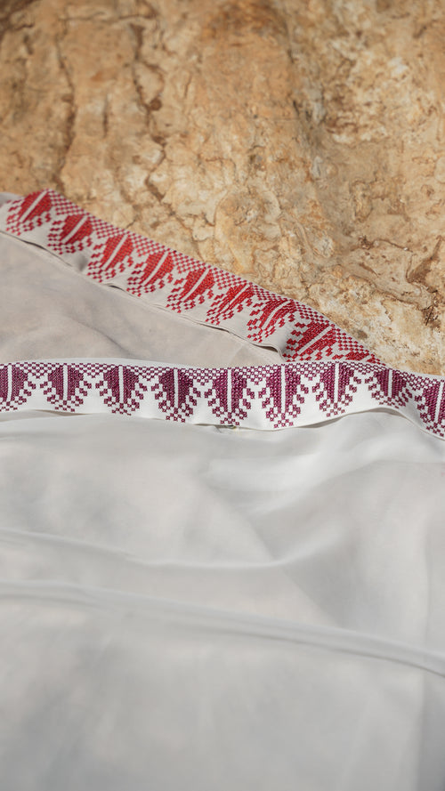 Beige Khirka with 5 Interchangeable Colors